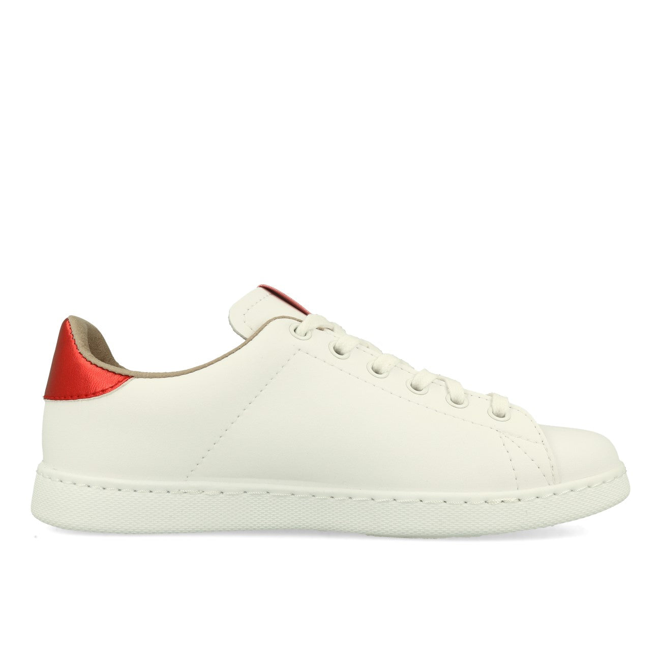 Victoria Tenis Piel Vegana Detalle Damskie sneakersy czarne