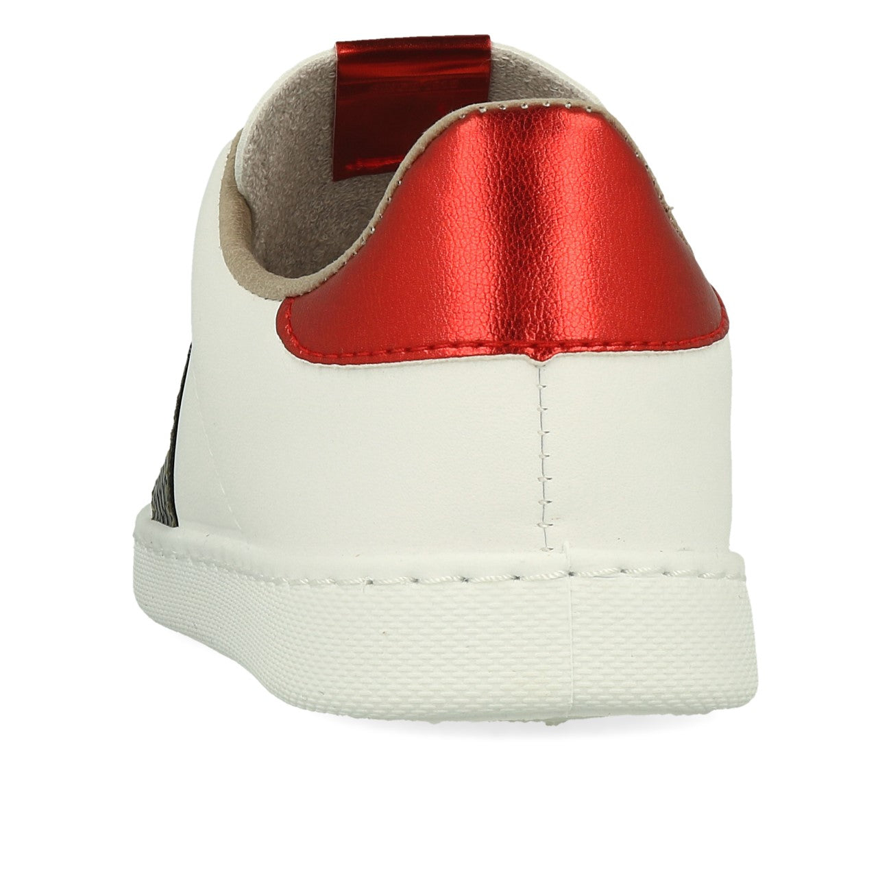 Victoria Tenis Piel Vegana Detalle Damskie sneakersy czarne