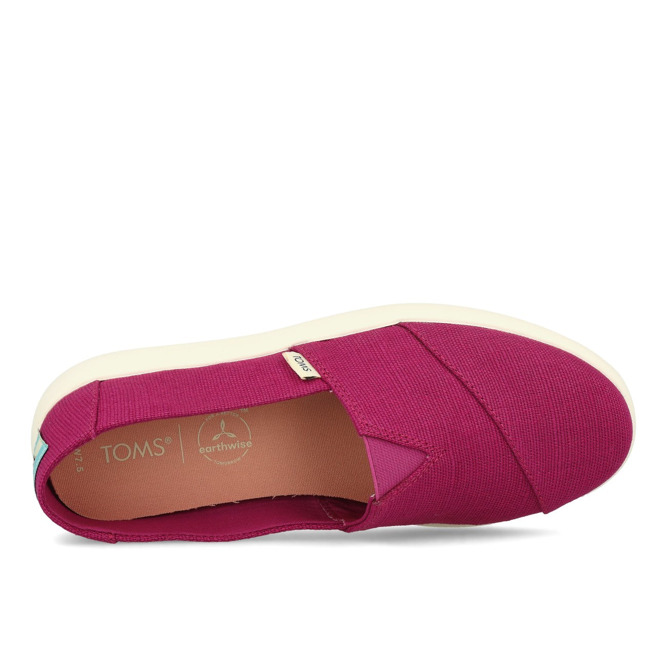 Toms Damskie Alpargata Mallow Damskie Ciemna Fuksja Heritage Canvas