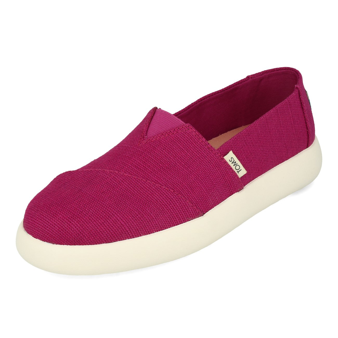Toms Damskie Alpargata Mallow Damskie Ciemna Fuksja Heritage Canvas