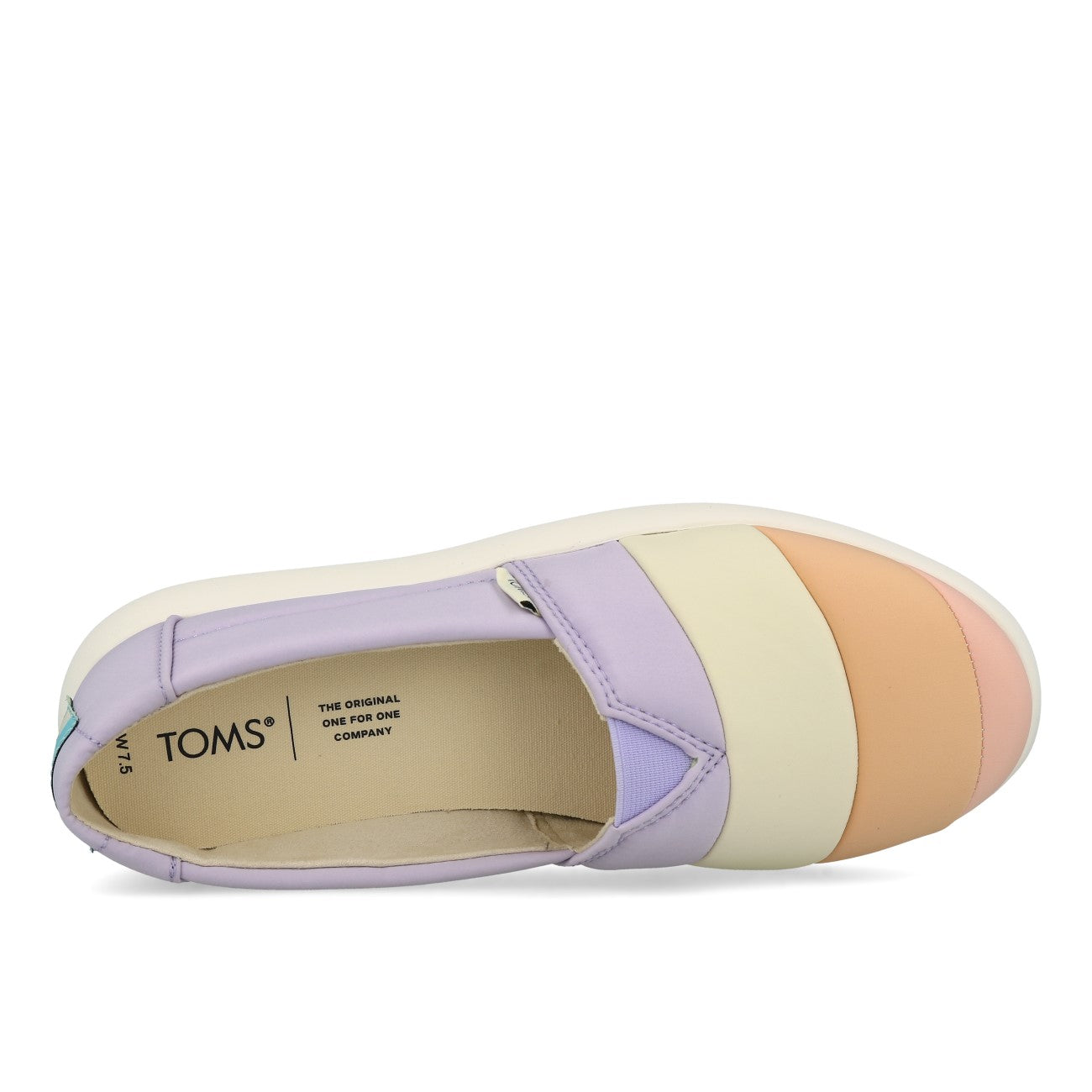 Toms Womens Alpargata Mallow damskie lawendowe z matowej tkaniny multikolor