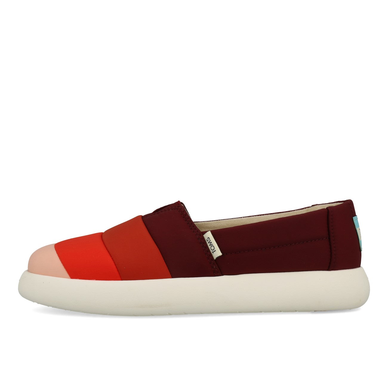 Toms Womens Alpargata Mallow Damskie Burgundowe Wielokolorowe Matowe Tkane
