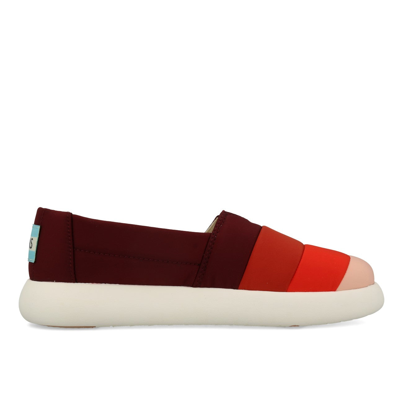 Toms Womens Alpargata Mallow Damskie Burgundowe Wielokolorowe Matowe Tkane