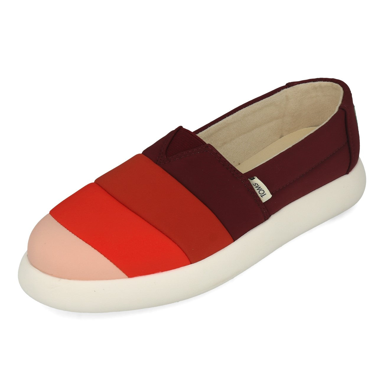 Toms Womens Alpargata Mallow Damskie Burgundowe Wielokolorowe Matowe Tkane