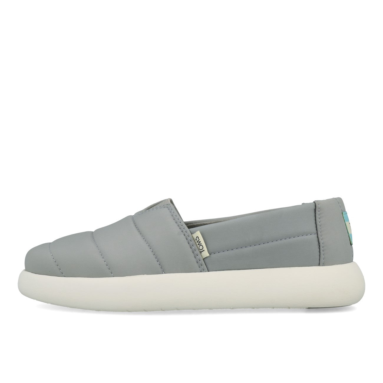 Toms Womens Alpargata Mallow Damskie Mid Grey Matte Woven