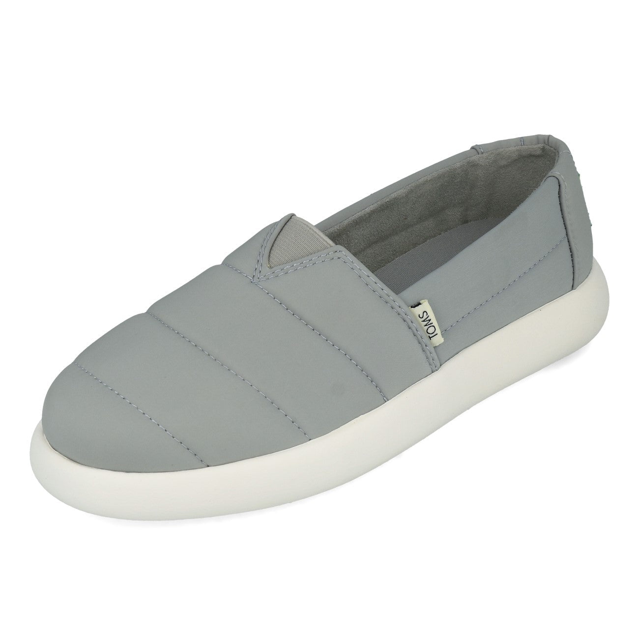 Toms Womens Alpargata Mallow Damskie Mid Grey Matte Woven