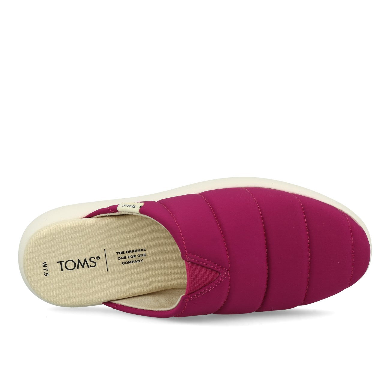 Toms Womens Alpargata Mallow Mule Damskie Ciemna Fuksja Matowa Plecionka