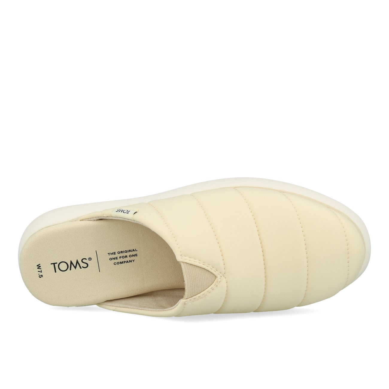 Damskie klapki Toms Womens Alpargata Mallow Mule, naturalne, tkane z matowym wykończeniem