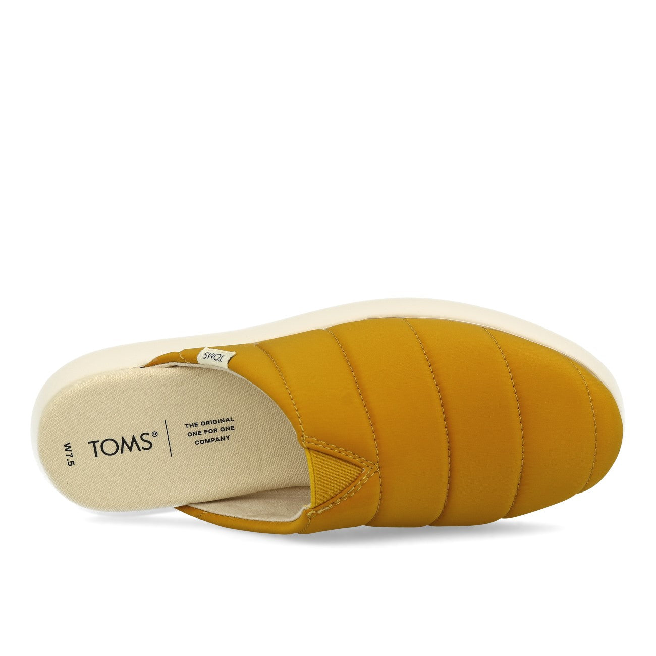 Toms Womens Alpargata Mallow Mule Damskie Dark Mustard Matte Woven