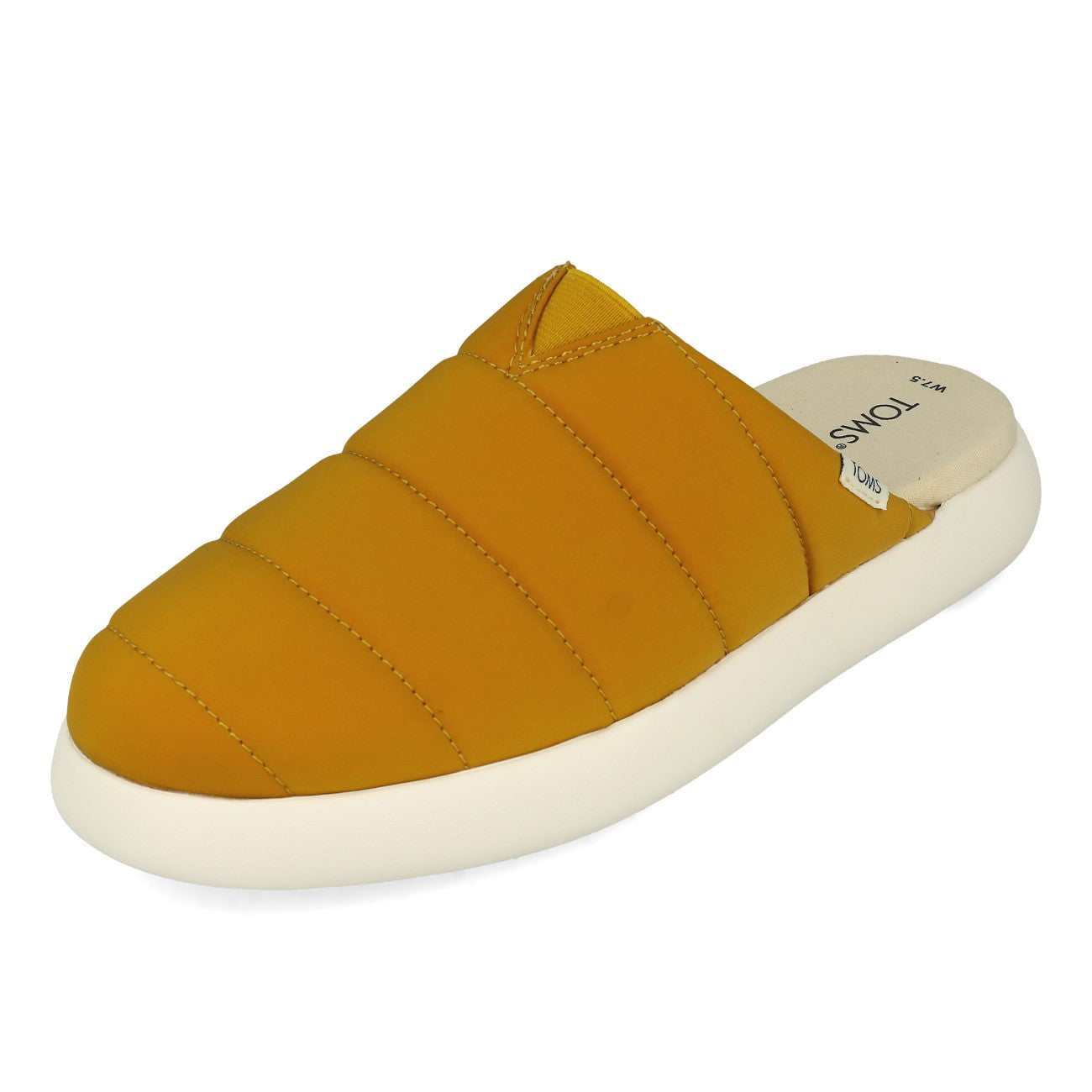 Toms Womens Alpargata Mallow Mule Damskie Dark Mustard Matte Woven