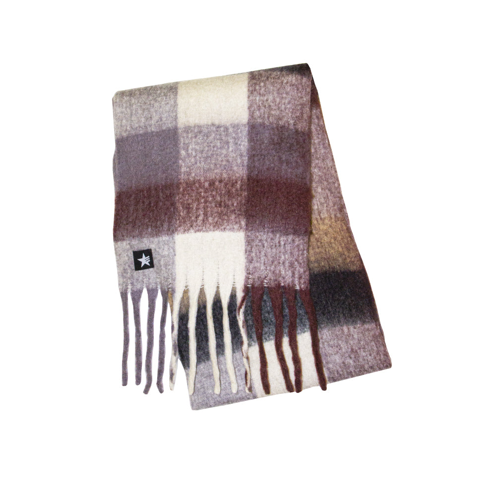 Lidja Scarf Brown Plaid oczekuje