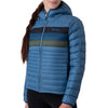 Cotopaxi Fuego Down Hooded Jacket Damska Denim Stripes