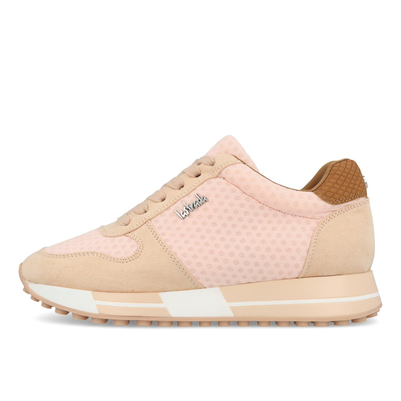 La Strada 2101457 Trampki Damskie Peach Micro Mesh Snake