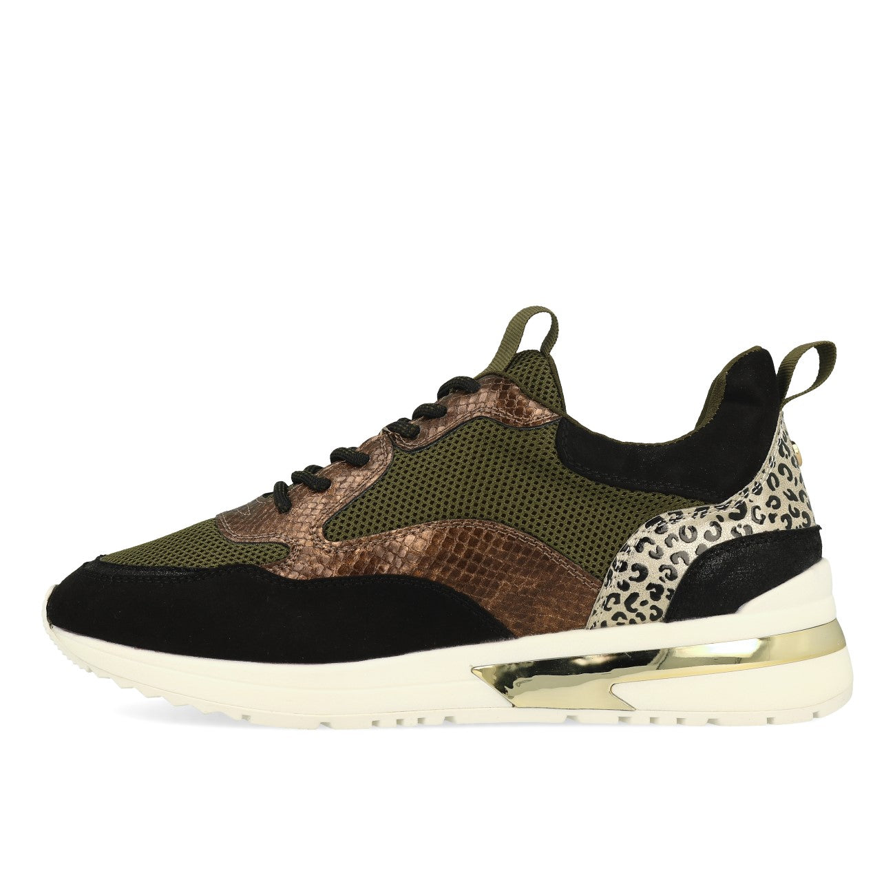 La Strada 2003018-2201 Damskie sneakersy Black Micro Multi