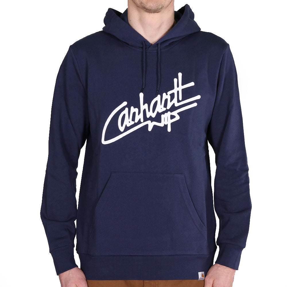 Carhartt WIP Hooded Locals Sweat niebiesko-biały