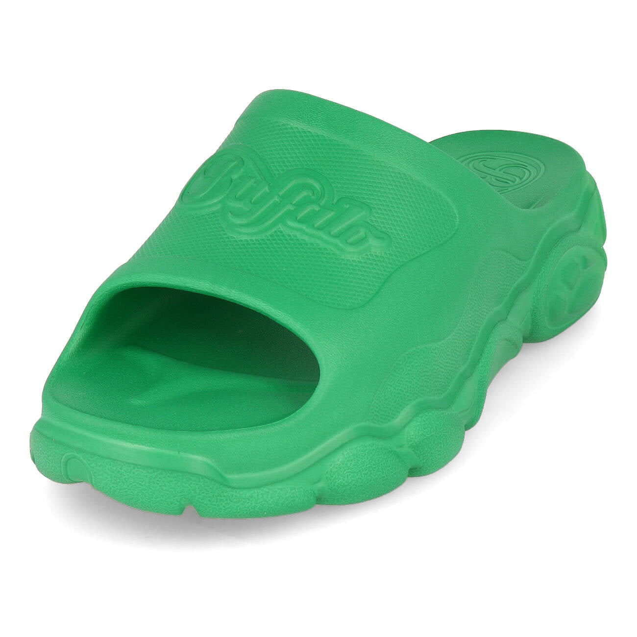 Buffalo CLD Slide Sandały Damskie Wegańskie Piankowe Zielone