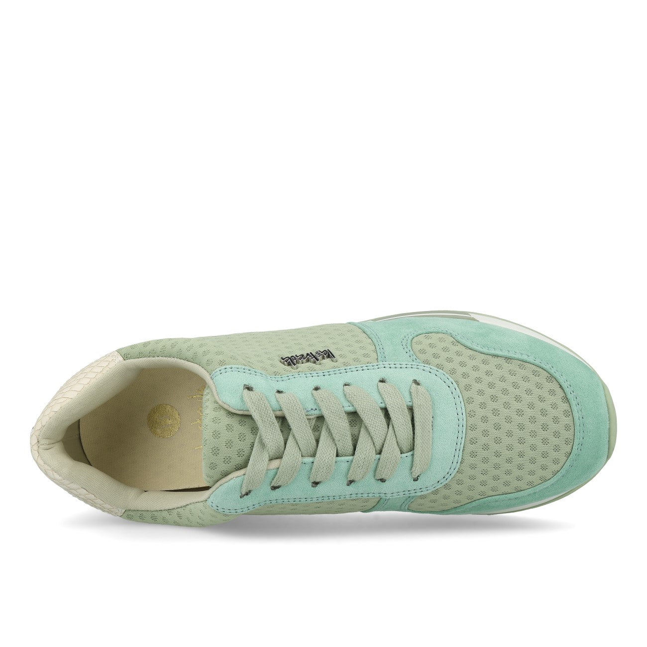 La Strada 2101457 Trampki Damskie Jasnozielone Micro Mesh Wąż
