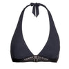 Tommy Hilfiger Halter Triangle RP Bikini Top Damskie Black