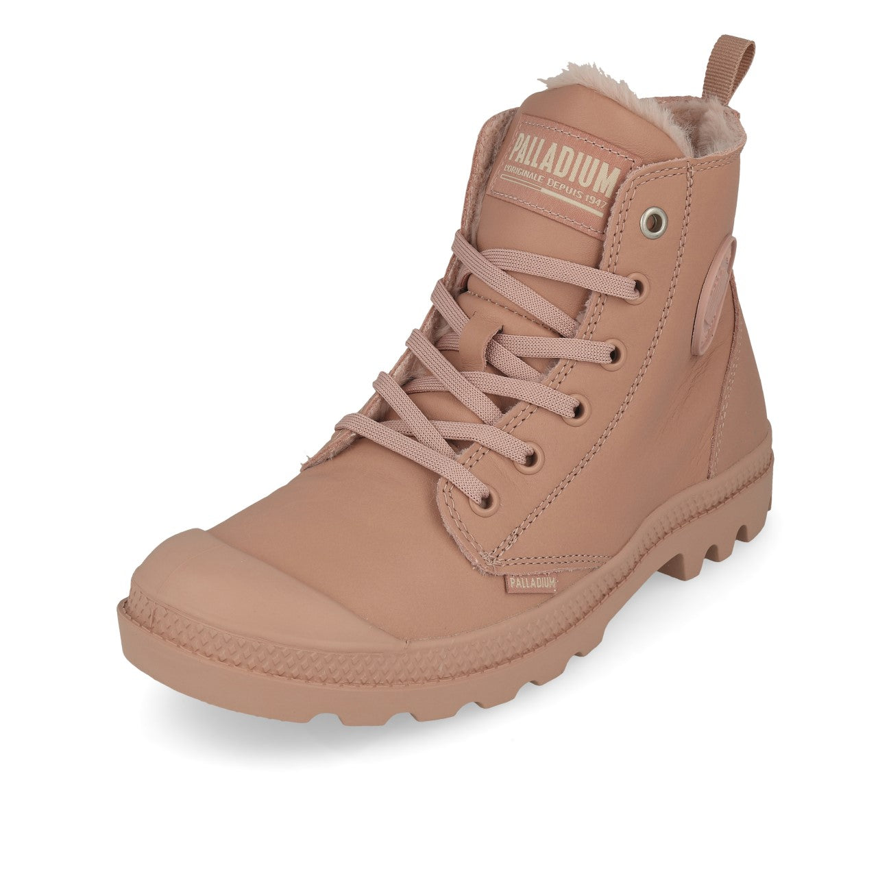 Palladium Pampa Hi Zip LTH S W Damskie Misty Rose