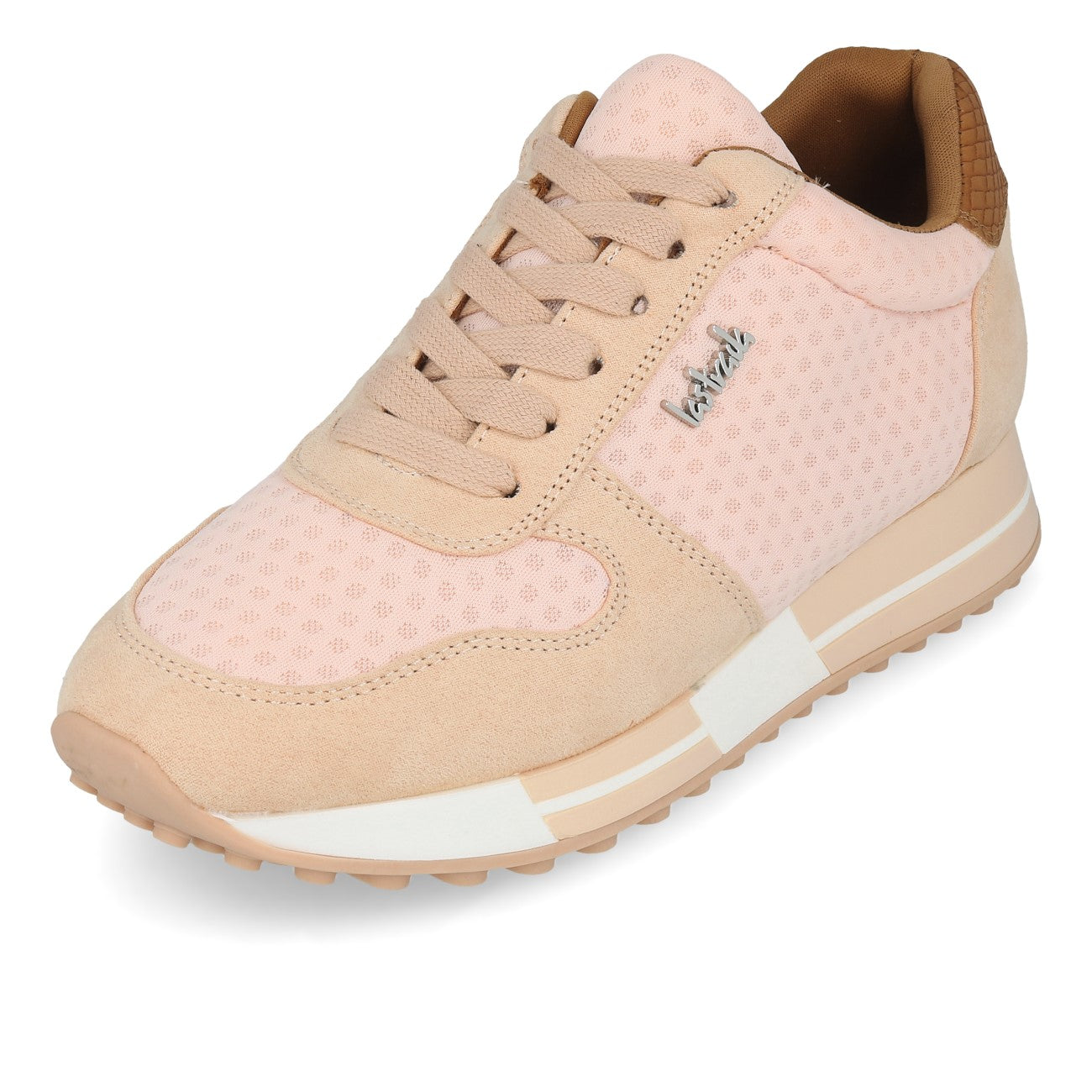 La Strada 2101457 Trampki Damskie Peach Micro Mesh Snake
