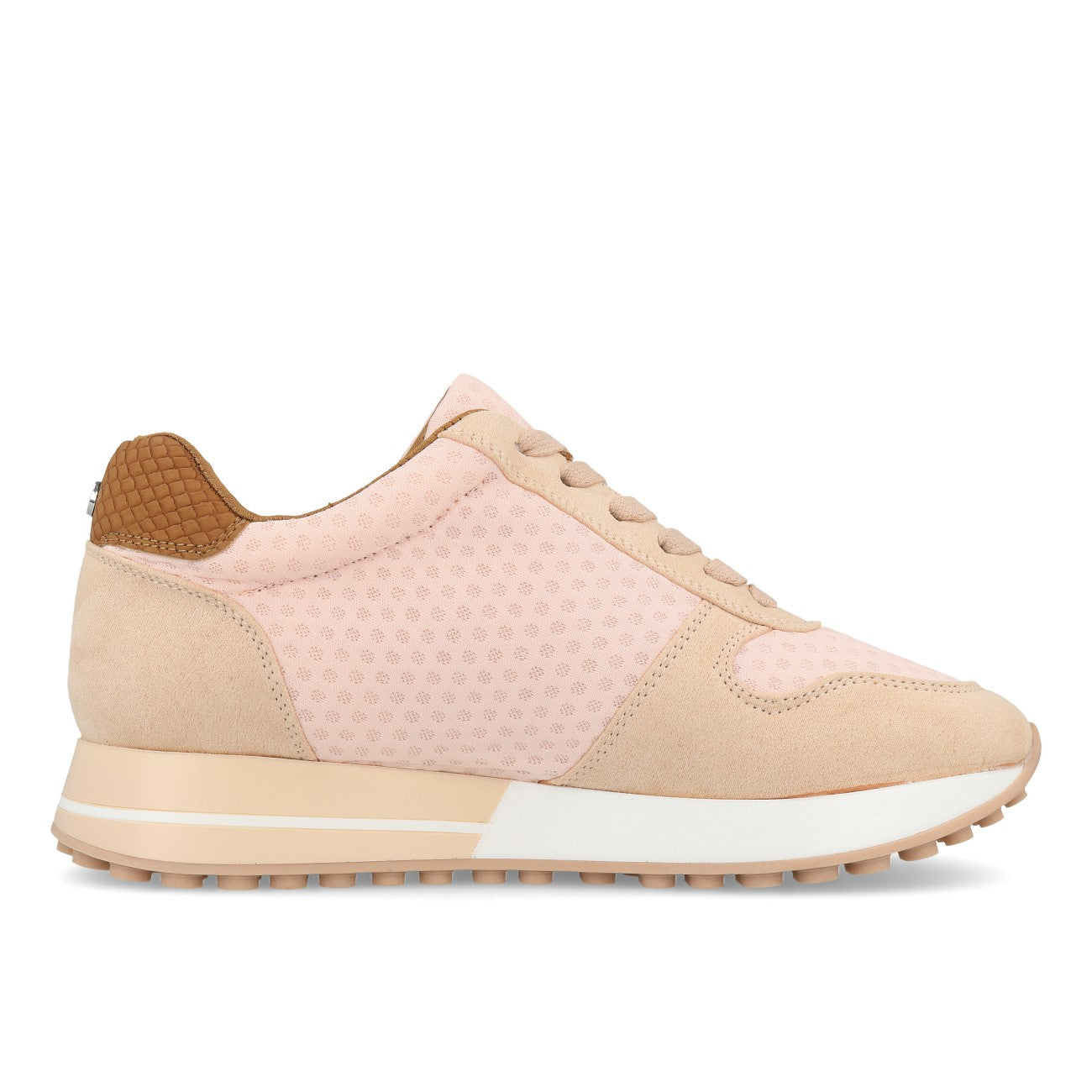 La Strada 2101457 Trampki Damskie Peach Micro Mesh Snake