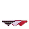 Calvin Klein 3-pak majtek fig typu bikini Modern Cotton Twinkle Mauve Berry Rustic Red
