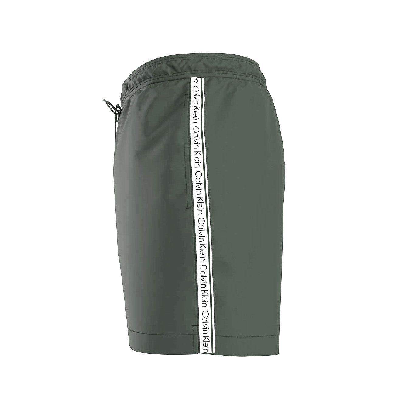 Calvin Klein Swimshort Medium Drawstring Męskie Kąpielówki Classic Gray