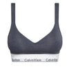 Calvin Klein Lift Bralette Modern Cotton Biustonosz Hemisphere Blue Heather
