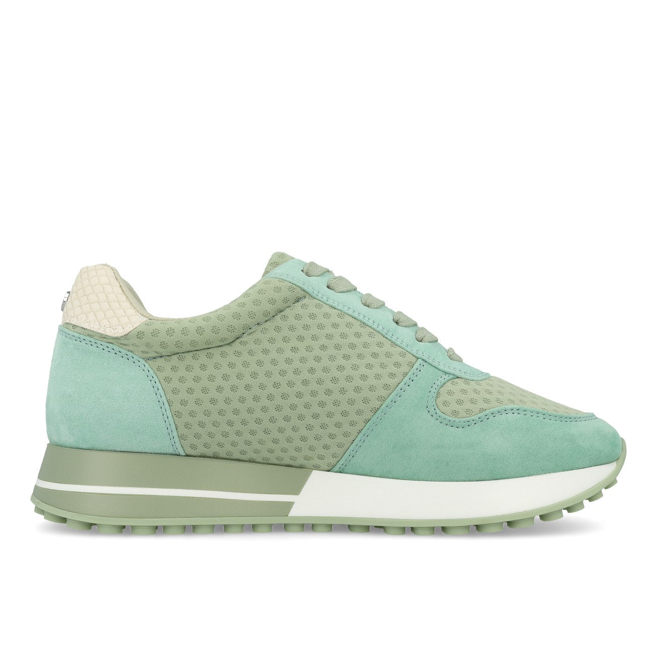 La Strada 2101457 Trampki Damskie Jasnozielone Micro Mesh Wąż