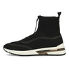 La Strada 2003169 Migh High Knitted Damskie trampki Black Knitted Rubber