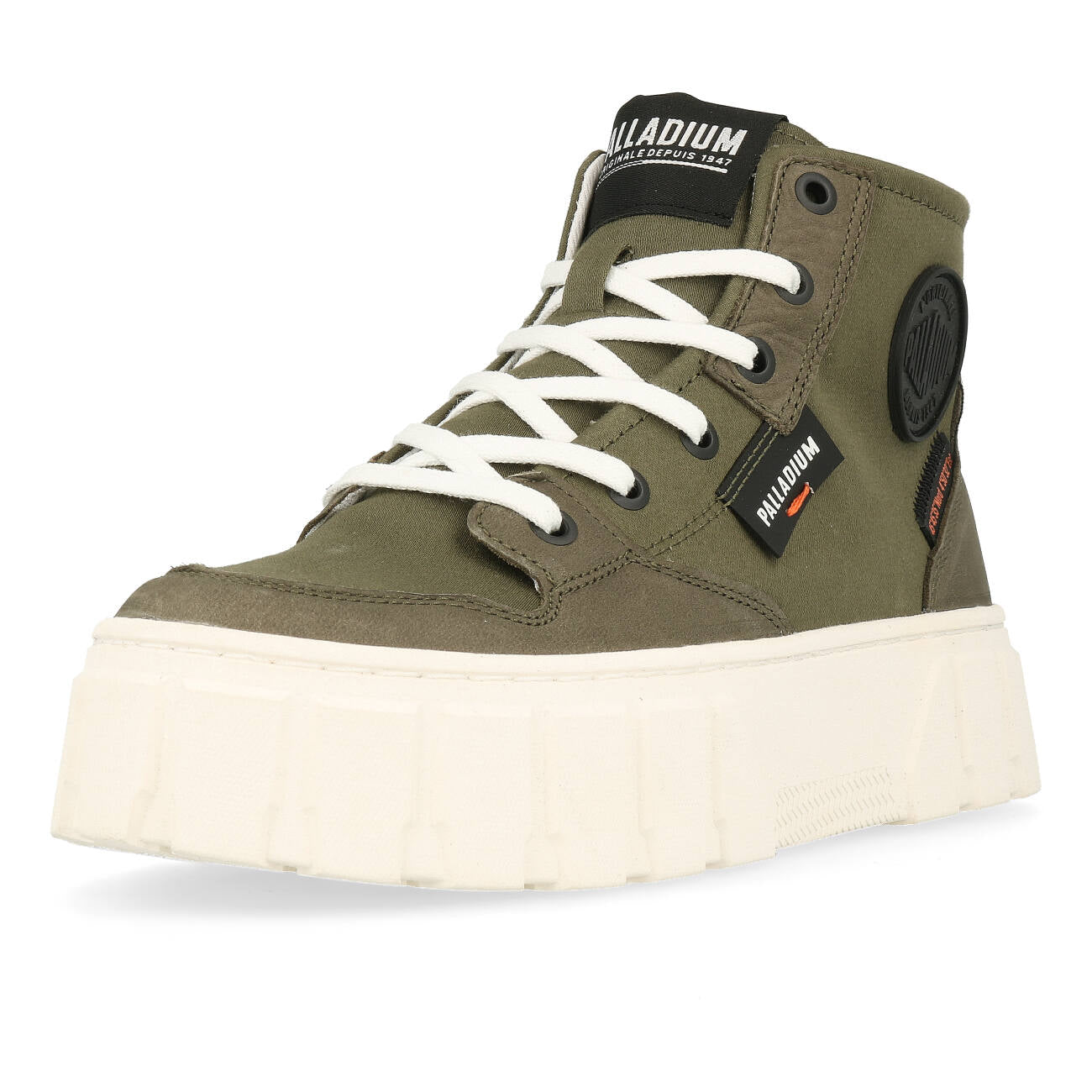 Palladium Pallatower Hi Damskie Olive Night