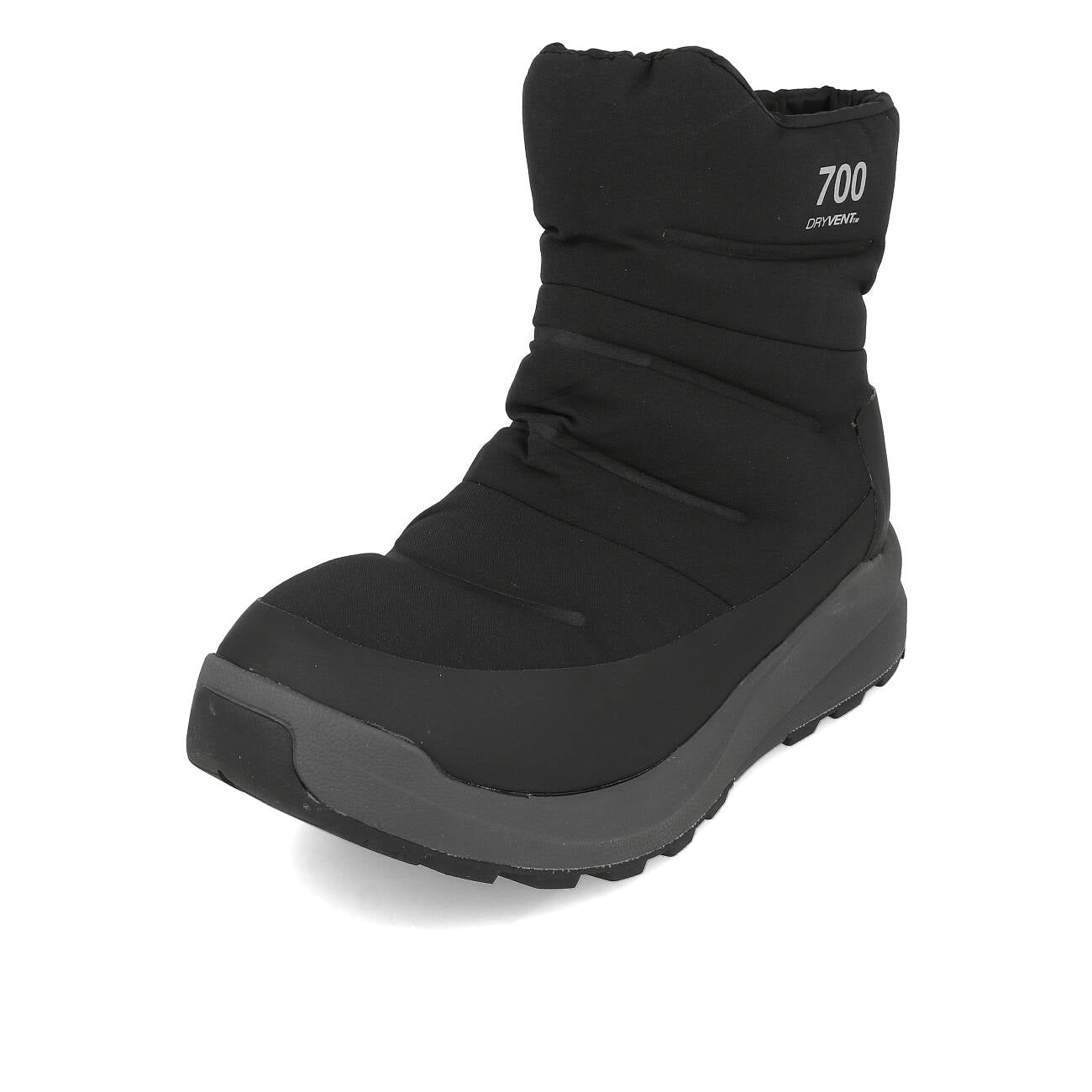 The North Face W Nuptse II Bootie WP Damskie TNF Black Asphalt Grey