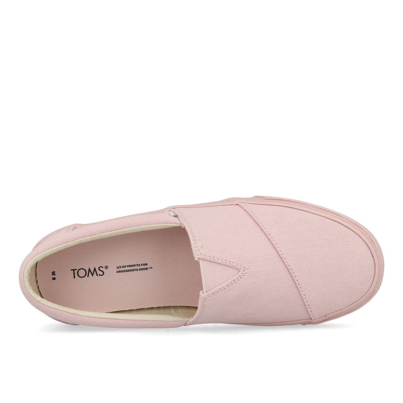 Toms Damskie Alpargata Fenix Wsuwane Chalky Pink Washed Canvas