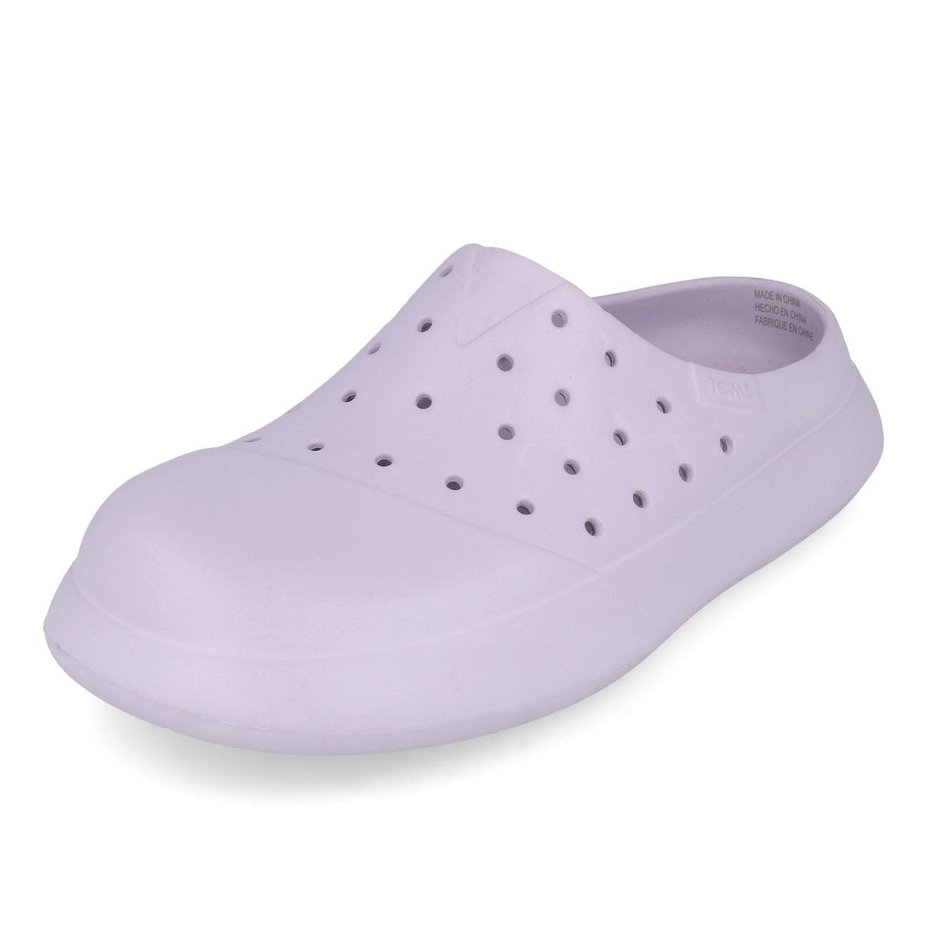 Toms Damskie Klapki Alpargata Mallow Mule Molded Light Orchid Eco EVA