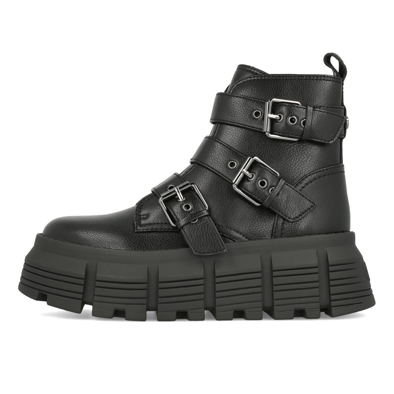 Buffalo AVA Ankleboot damskie wegańskie nappa czarne