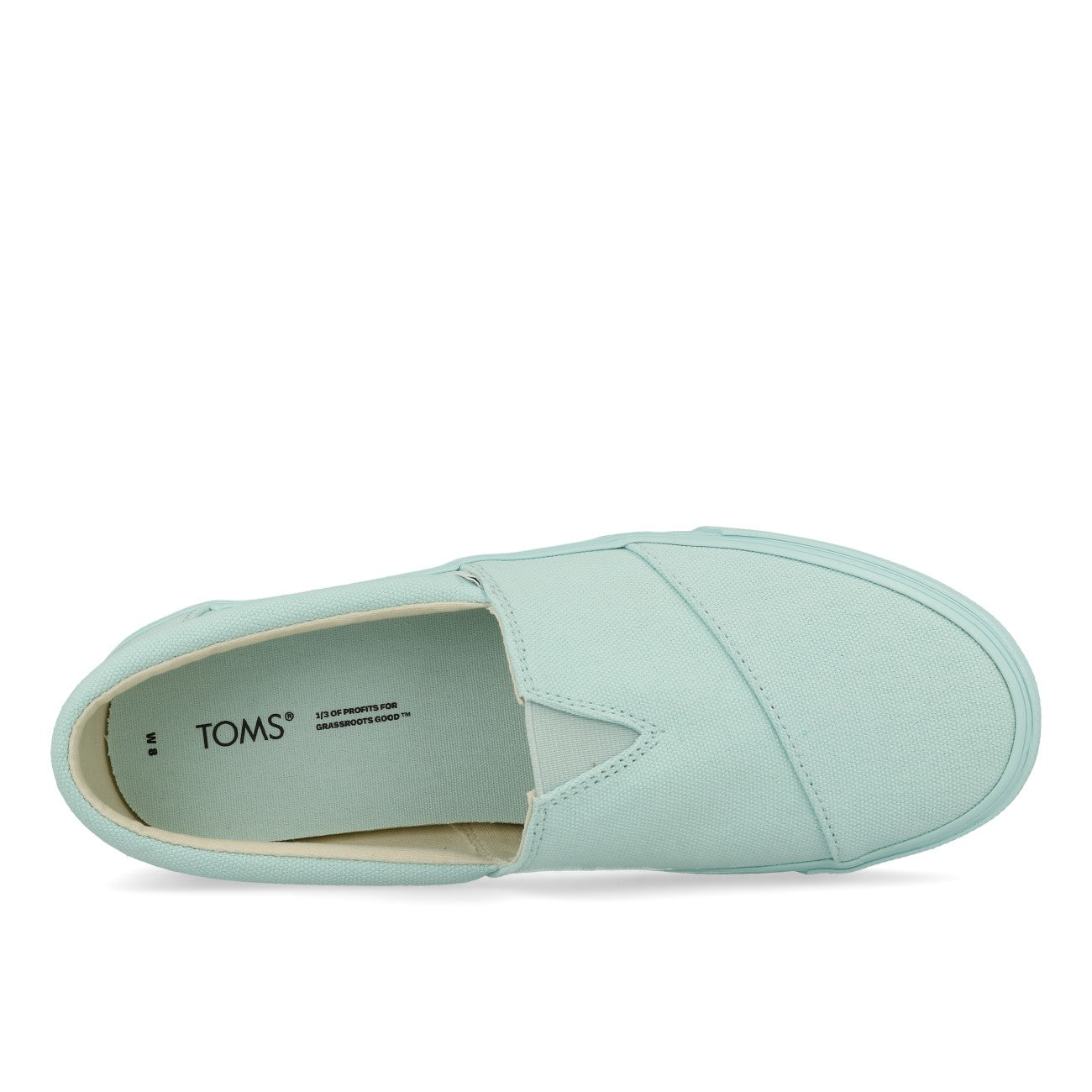 Toms Damskie Wsuwane Buty Alpargata Fenix Soft Blue Washed Canvas
