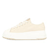 Tamaris 1-23815-20-418 Wegańskie tenisówki damskie na platformie Canvas, kolor Ivory