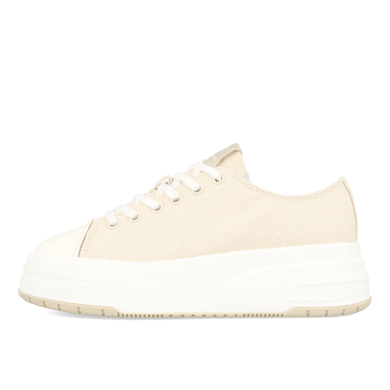 Tamaris 1-23815-20-418 Wegańskie tenisówki damskie na platformie Canvas, kolor Ivory