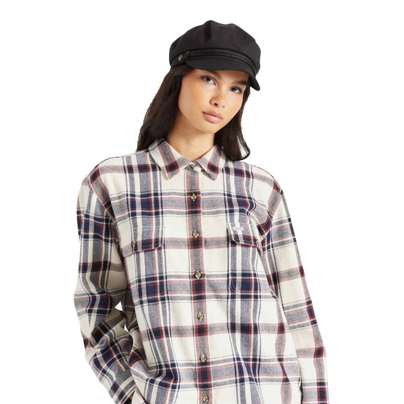 Czapka Brixton Fiddler Black Herringbone