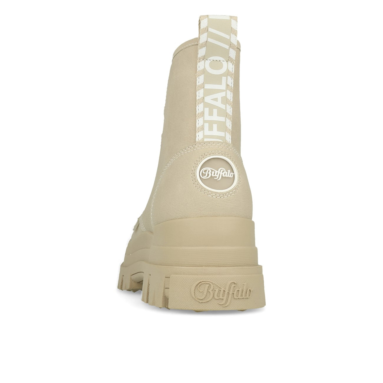 Buffalo Aspha Rld Bootie Flat Damskie Imi Nubuck Cream