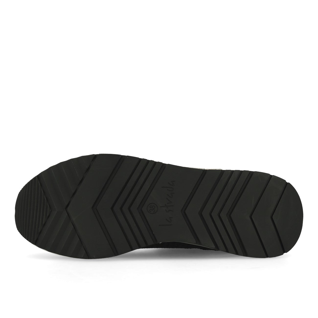 La Strada 2003169 Migh High Knitted Damskie trampki Black Knitted Rubber