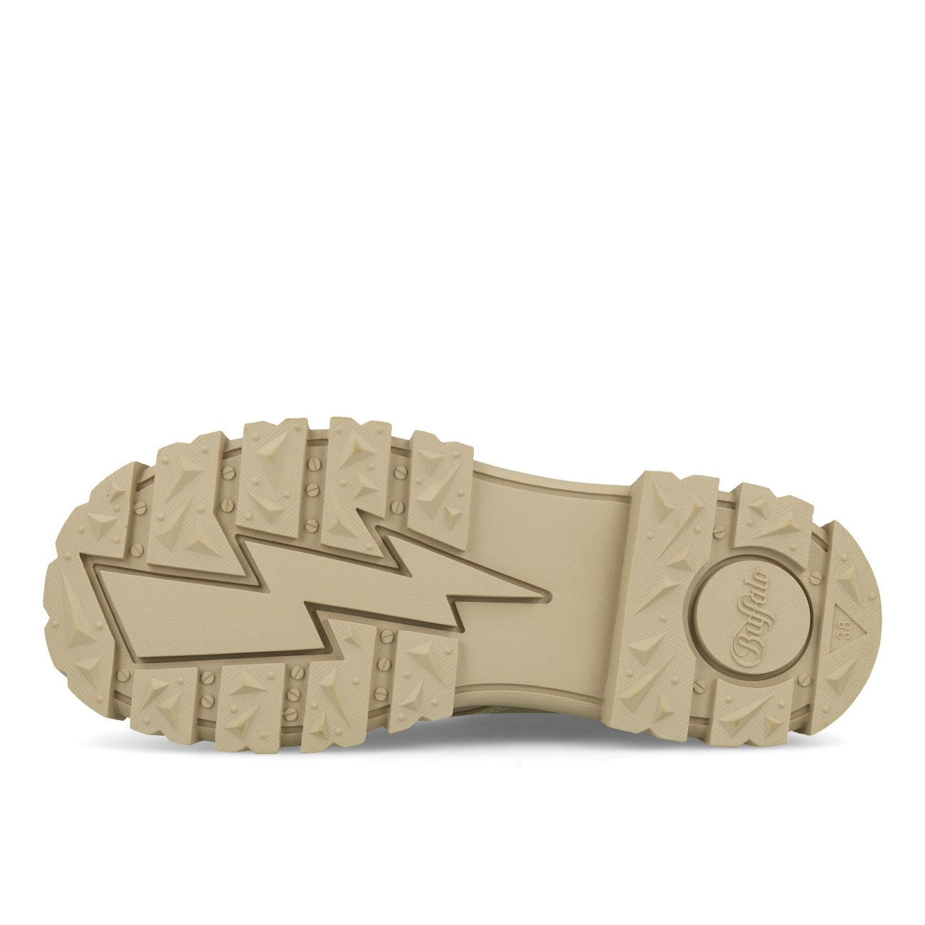 Buffalo Aspha Rld Bootie Flat Damskie Imi Nubuck Cream