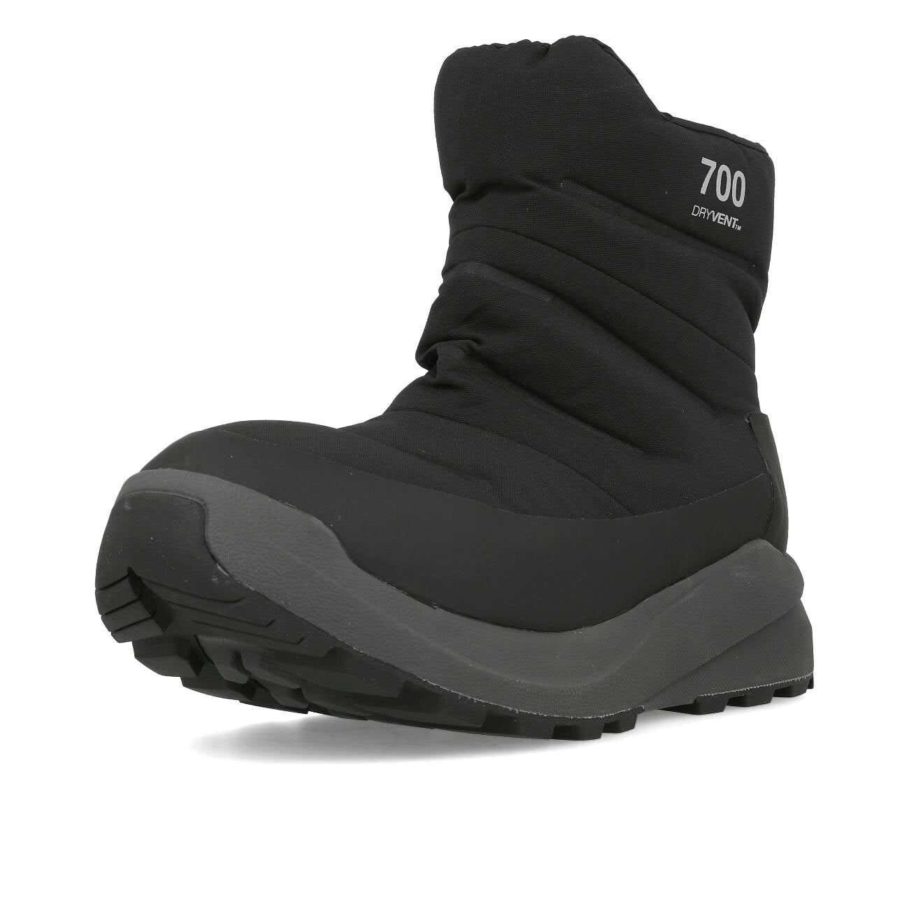 The North Face W Nuptse II Bootie WP Damskie TNF Black Asphalt Grey