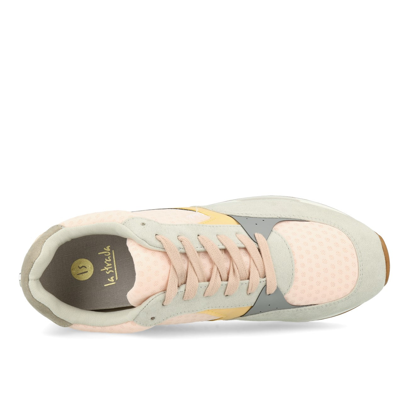 La Strada 2101586 Sneakersy damskie szare Nude Multi