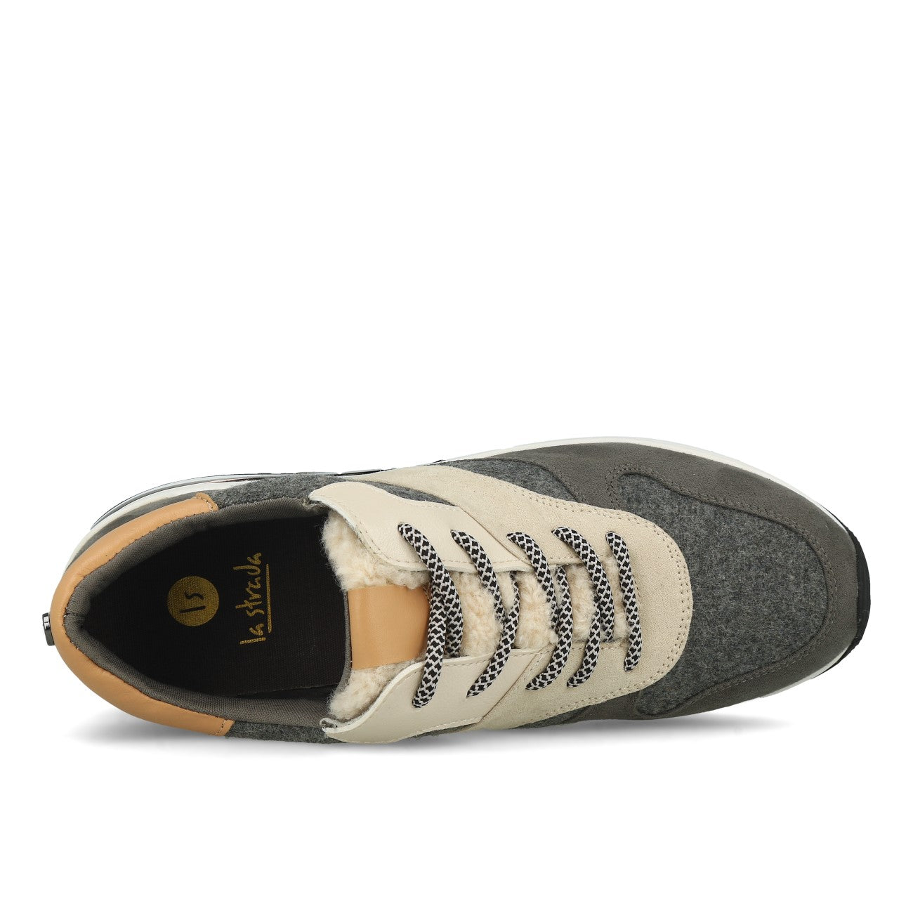 La Strada 2002973 Damskie Sneakersy Szary Wełna Micro