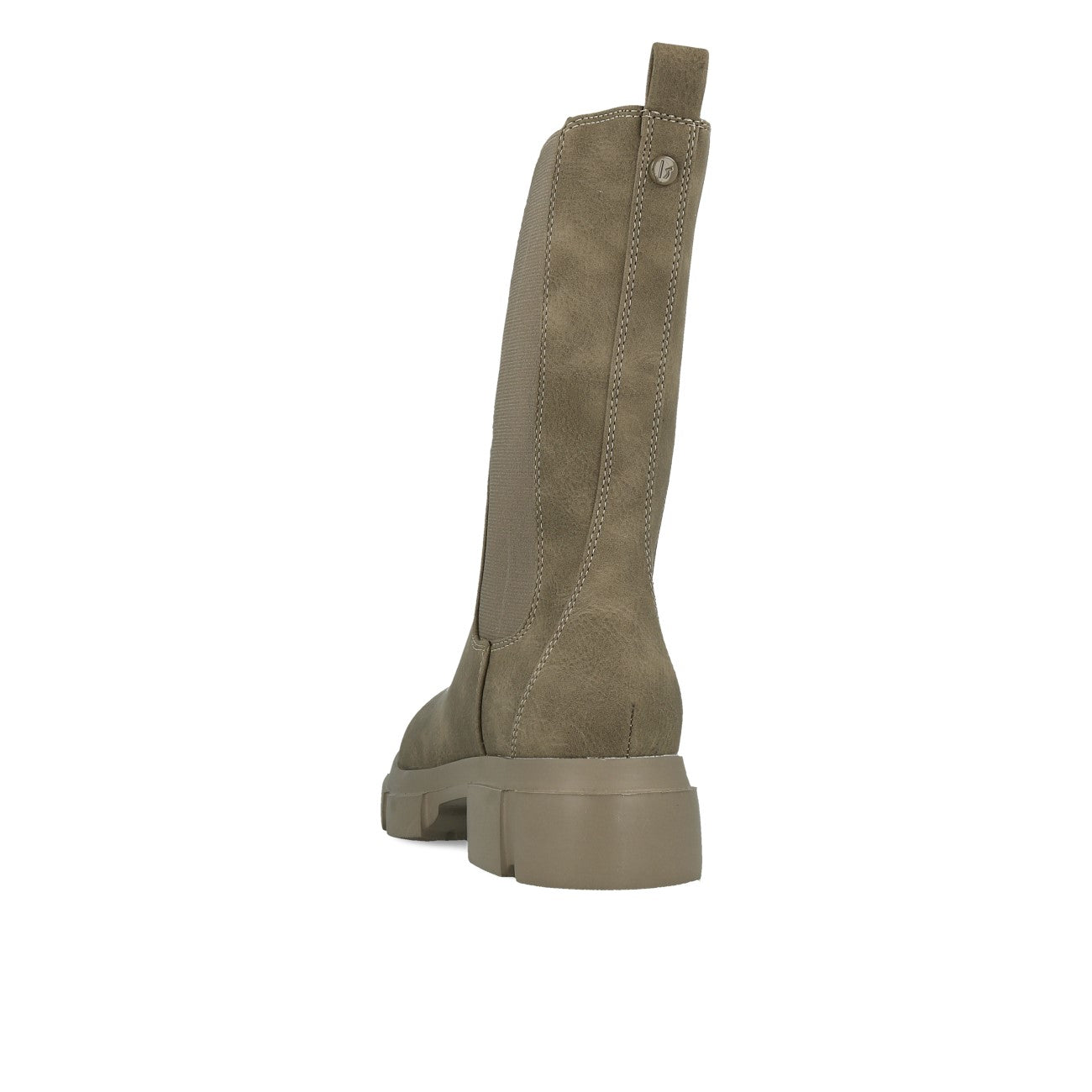La Strada 2002401 Chelsea damskie botki z nubuku PU w kolorze taupe