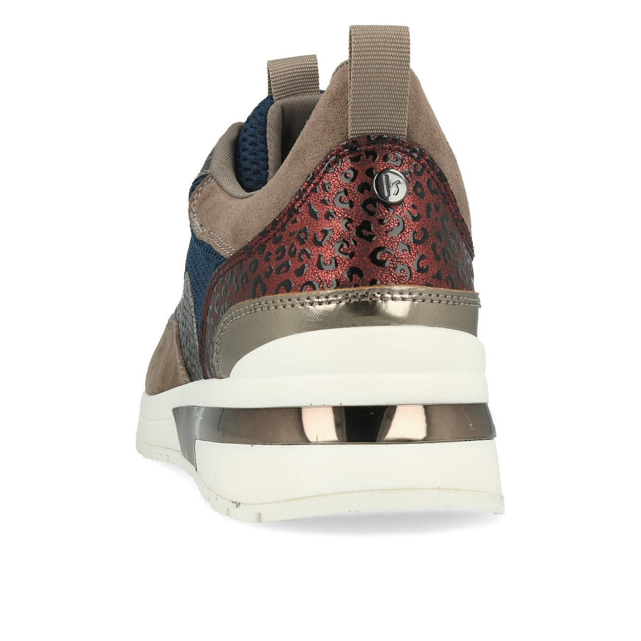 La Strada 2003018 Damskie sneakersy Taupe Micro Multi