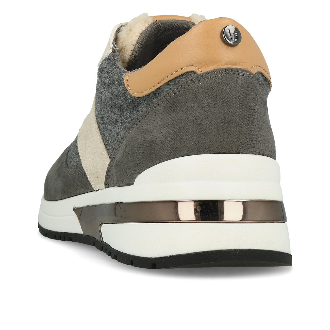 La Strada 2002973 Damskie Sneakersy Szary Wełna Micro