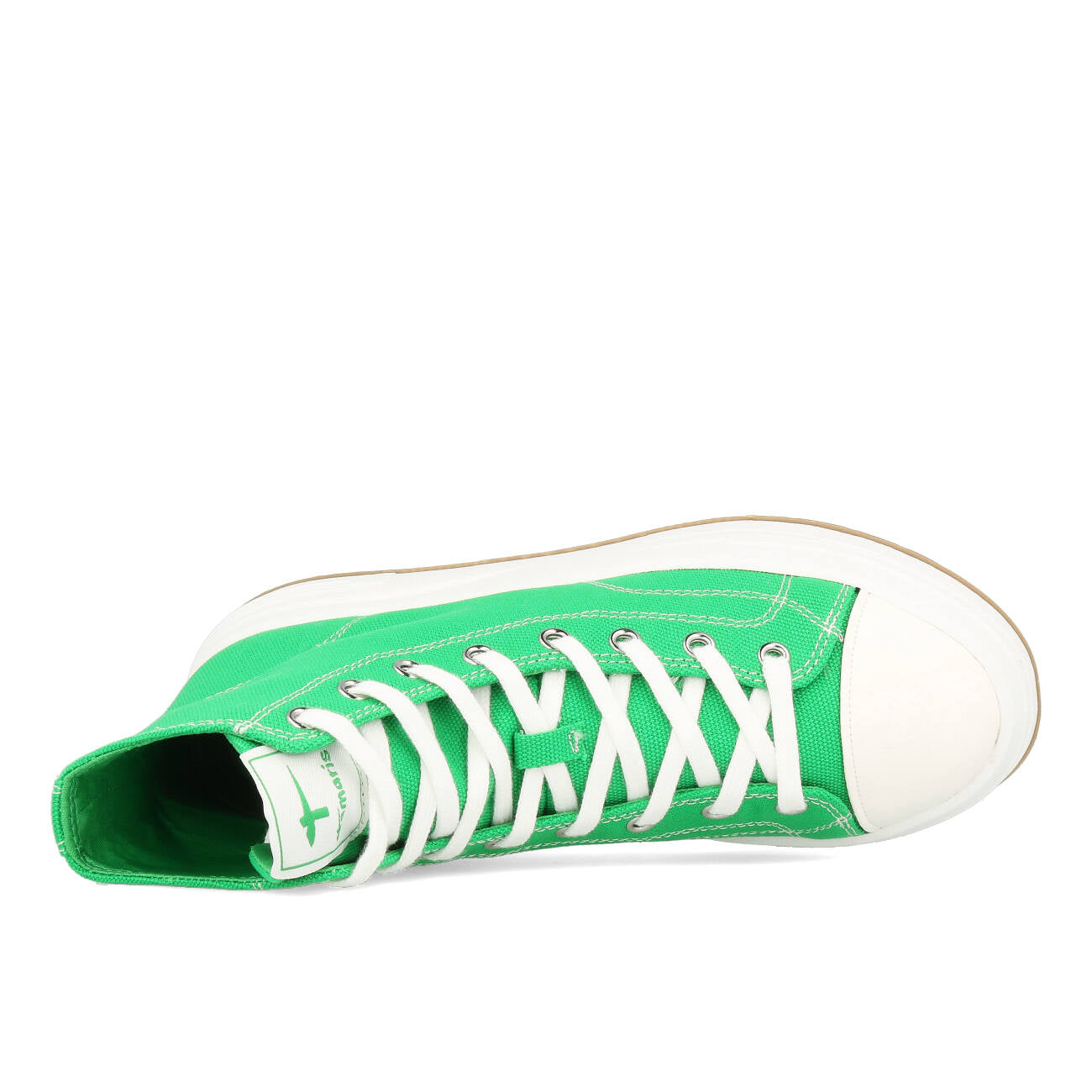 Tamaris 1-25216-20-700 Sneakersy wysokie Canvas Damskie Zielone