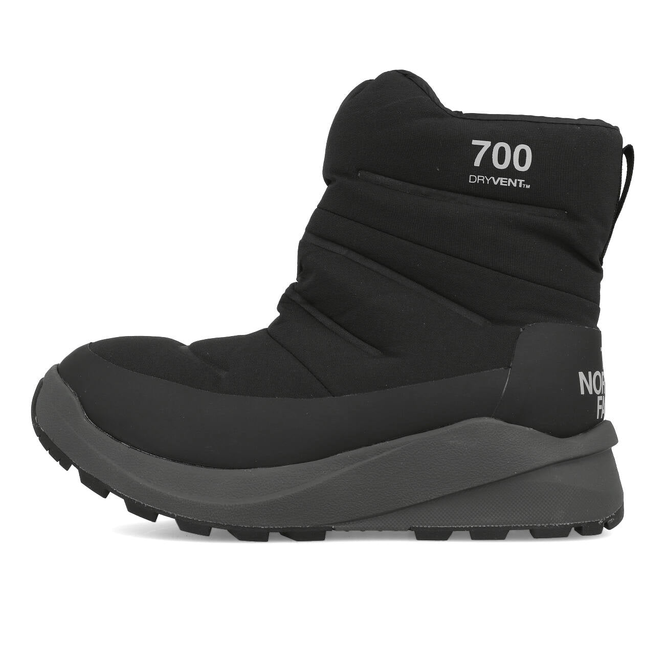 The North Face W Nuptse II Bootie WP Damskie TNF Black Asphalt Grey